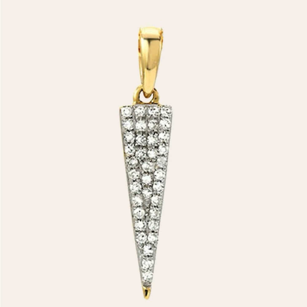 Zoe Lev Custom Black Onyx Necklace Diamond Dagger charm & enhancer Brand New 🆕 - Picture 8 of 10